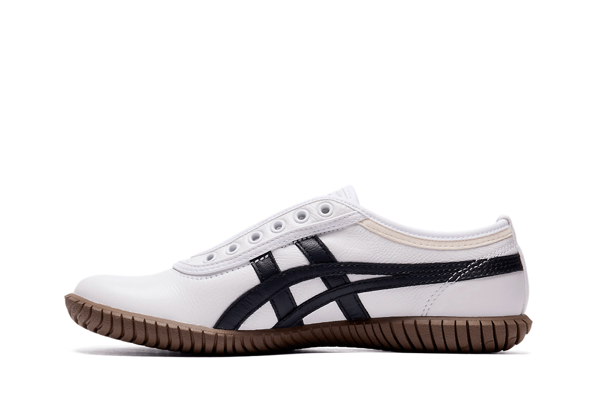 Tênis Onitsuka Tiger Tsunahiki Slip - On White/Black Branco - Onitsuka Tiger - 1183C529.101-1