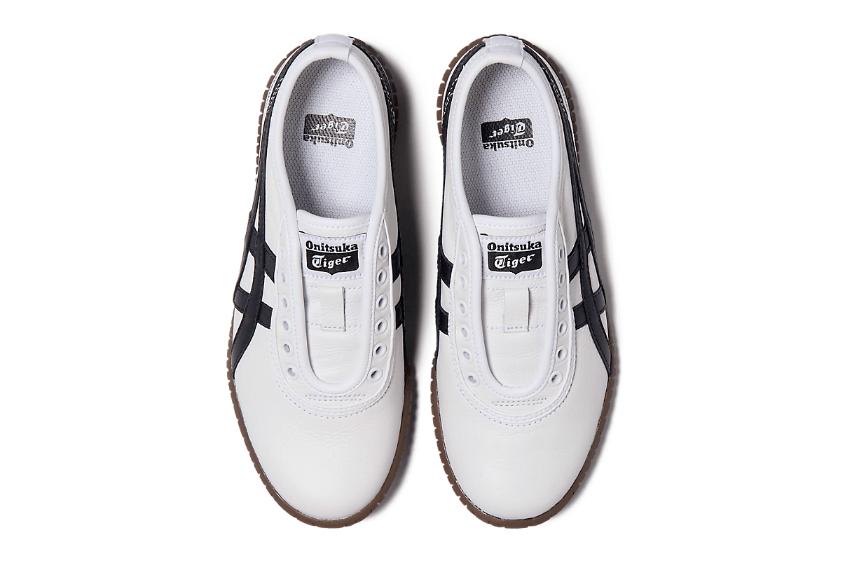 Tênis Onitsuka Tiger Tsunahiki Slip - On White/Black Branco - Onitsuka Tiger - 1183C529.101-1