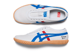 Vista na caixa do Onitsuka Tiger Onitsuka Tiger Tsunahiki Slip-On White/Directoire Blue mostrando embalagem original da marca