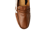 Tênis Onitsuka Tiger x Versace Sakura Leather Loafers Brown White Marrom