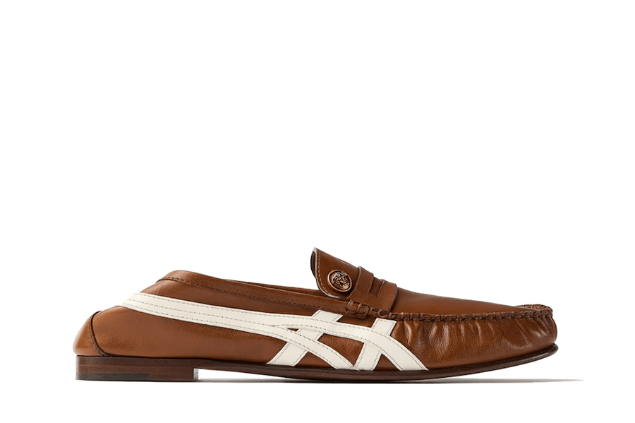 ONITSUKA TIGER TIGER LOAFER ブラウン Tênis Onitsuka Tiger x Versace Sakura Leather Loafers Brown White