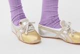Tênis Onitsuka Tiger x Versace TAI-CHI Sakura Metallic Têniss Silver Gold Prateado
