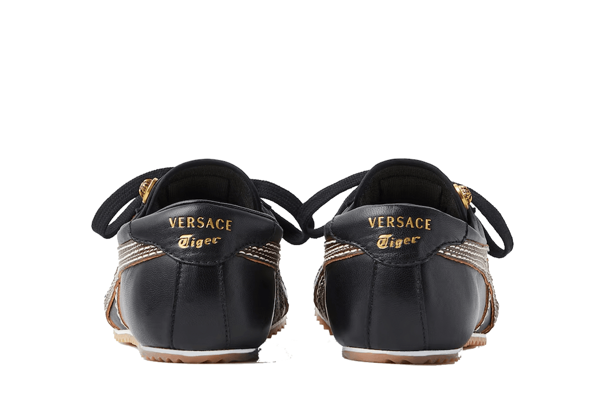 Tênis Onitsuka Tiger x Versace TAI-CHI Sakura Nappa Têniss Black