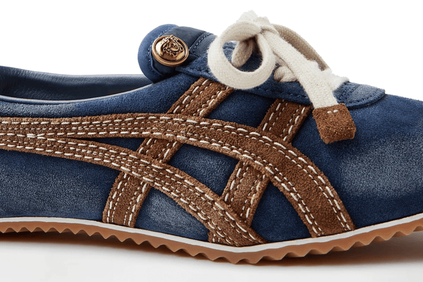 Tênis Onitsuka Tiger x Versace TAI-CHI Sakura Suede Sneakers Blue