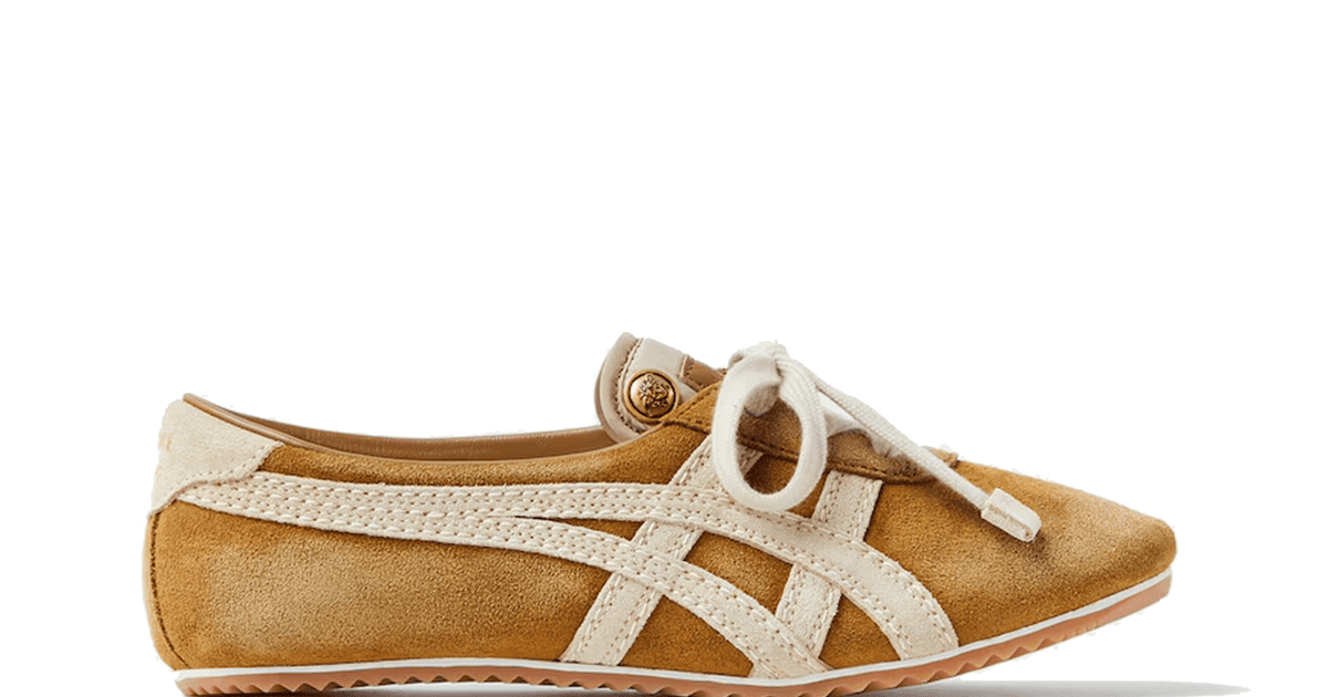 Tênis Onitsuka Tiger x Versace TAI-CHI Sakura Suede Têniss Brown