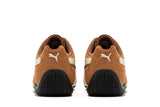 Vista superior do Puma Puma Speedcat Archive Haute Coffee Frosted Ivory mostrando abertura, lingueta e cadarços