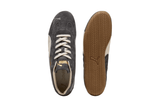 Vista superior do Puma Puma Speedcat Faded Cast Iron Alpine Snow mostrando abertura, lingueta e cadarços