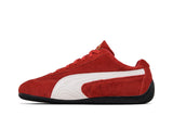Vista lateral do Puma Puma Speedcat Og Red White mostrando design do cabedal e logo da marca