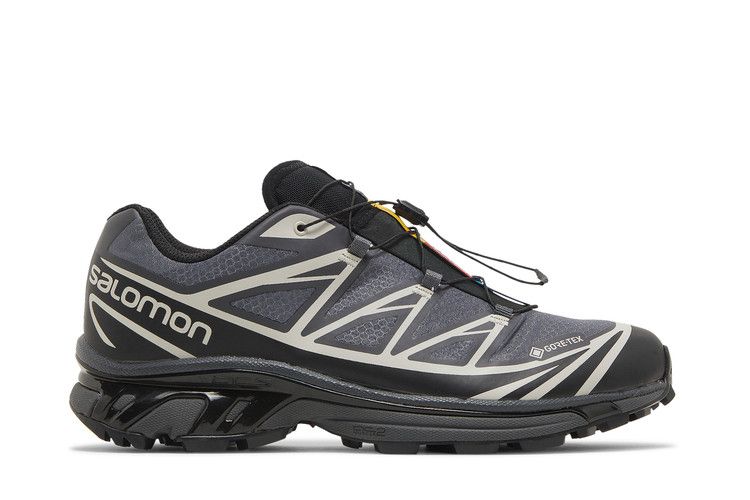 SALOMON XT-6 GORE-TEX ブラック Tênis Salomon XT-6 GORE-TEX Black Ebony Lunar Rock Preto | LK Sneakers