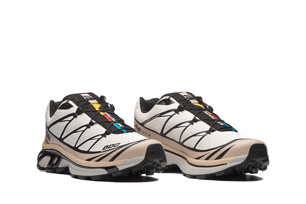 Tênis Salomon XT-6 Vanilla Ice Black Silver Cloud Bege — vista alternativa