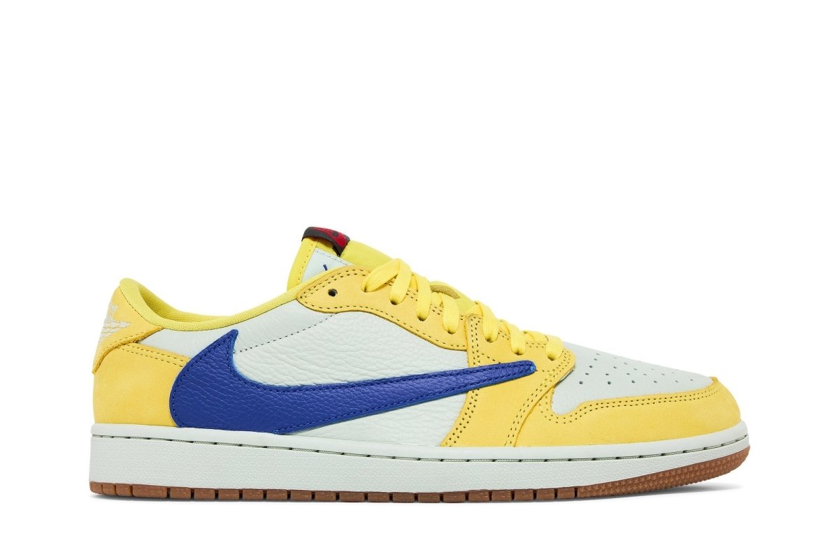 Tênis Travis Scott x Air Jordan 1 Low Og Canary Amarelo - LK Sneakers - DZ4137 - 700 - 1