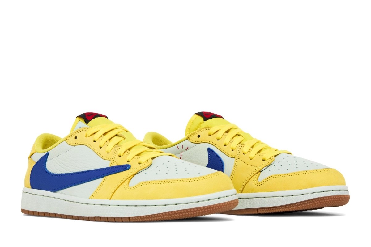 Tênis Travis Scott x Air Jordan 1 Low Og Canary Amarelo - LK Sneakers - DZ4137 - 700 - 1