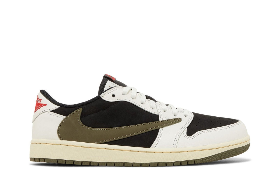 Tênis Travis Scott x Nike Air Jordan 1 Retro Low OG SP Olive Branco - Jordan - DZ4137 106