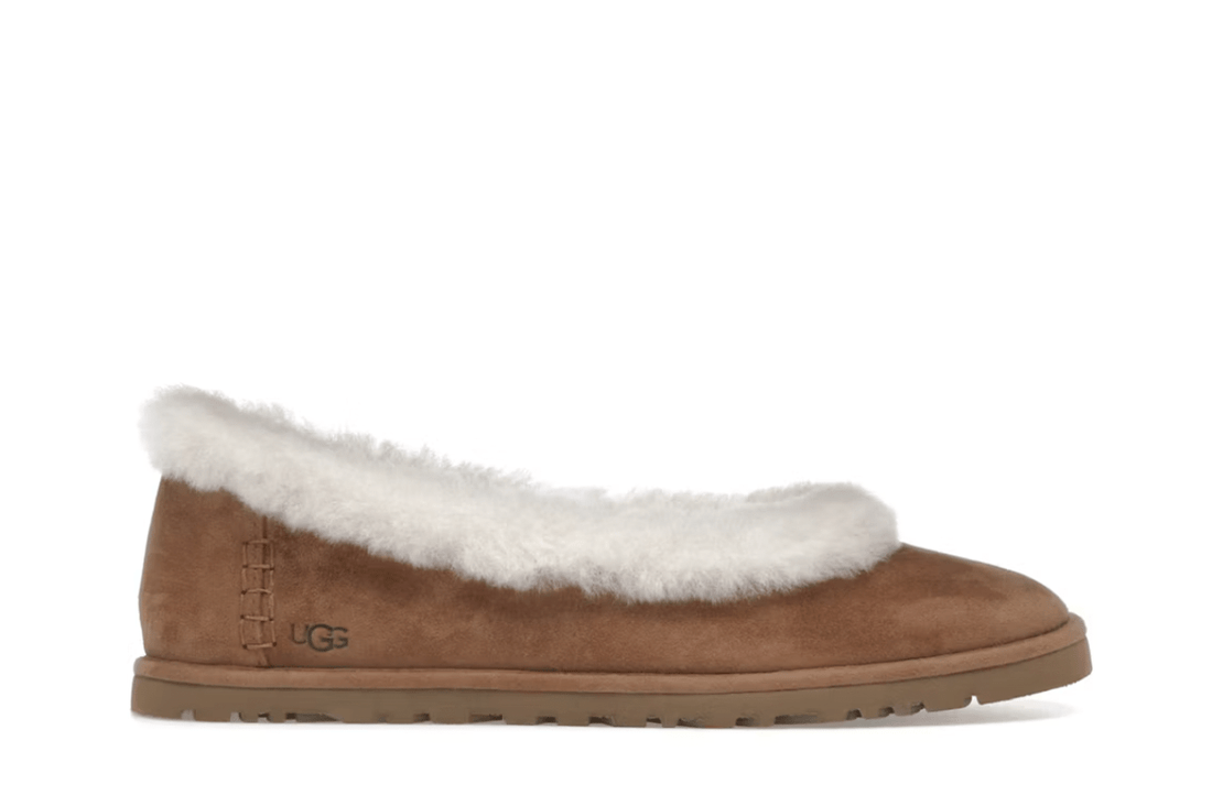 Tênis UGG Zora Ballet Flat Chestnut Marrom - Tênis - UGG - 1178111-CHE-1