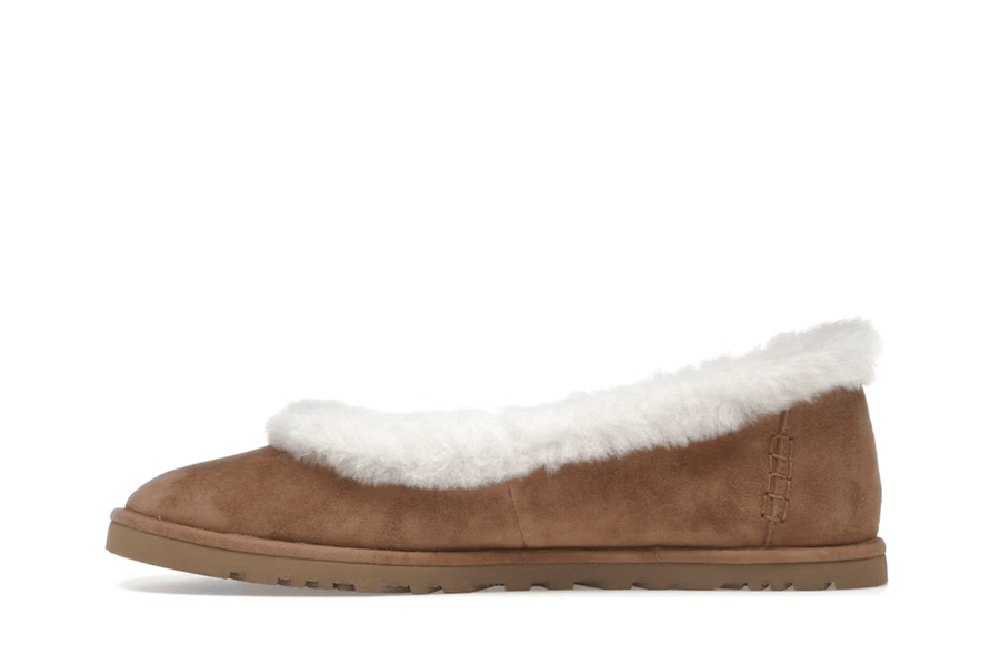 Tênis UGG Zora Ballet Flat Chestnut Marrom por R$ 3.499,99 em até