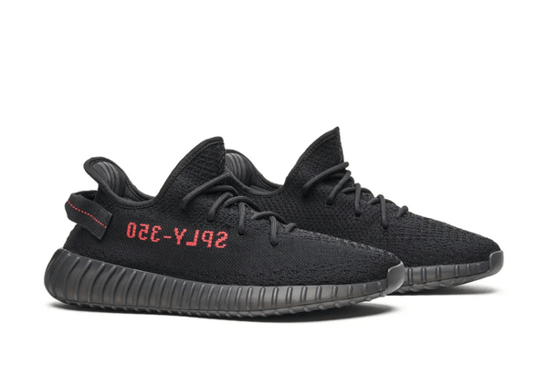 Tênis Yeezy Boost 350 v2 Black Red (Bred) Preto