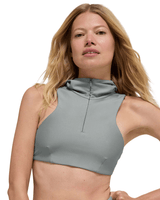 Top Alo Yoga Airlift Light Speed Hooded Lunar Grey Cinza em cinza original na LK Sneakers