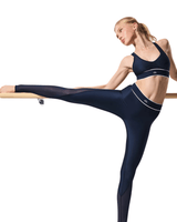Vista superior Top Alo Yoga Airlift Mesh Darling Azul Marinho