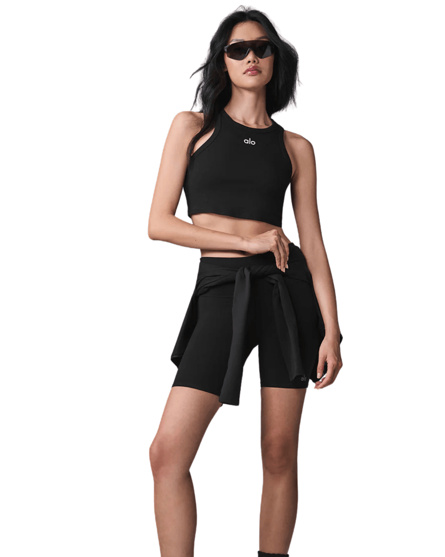 alo トップス Top Alo Softsculpt Precision Clover Green - Alo Yoga