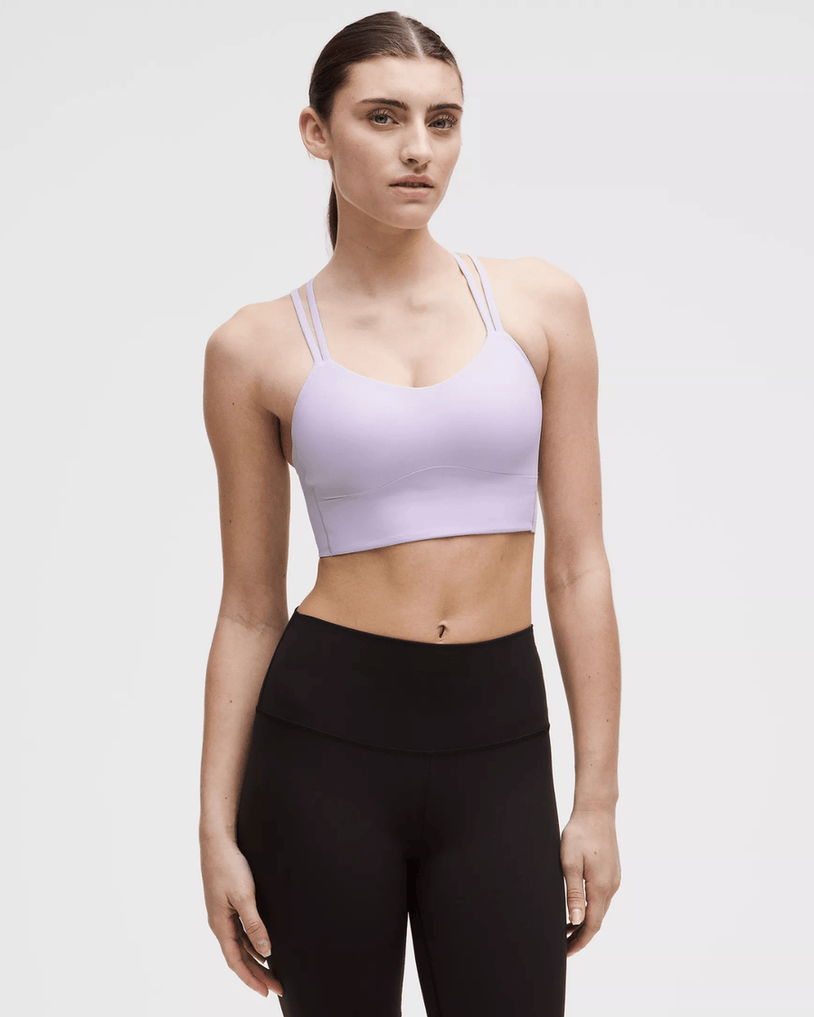 Vista do solado Top Lululemon Like a Cloud Longline Light Support, B/C Cup