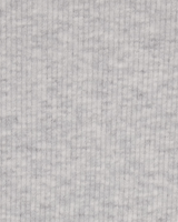 Vista frontal Top Skims Cotton Rib Light Heather Grey Cinza