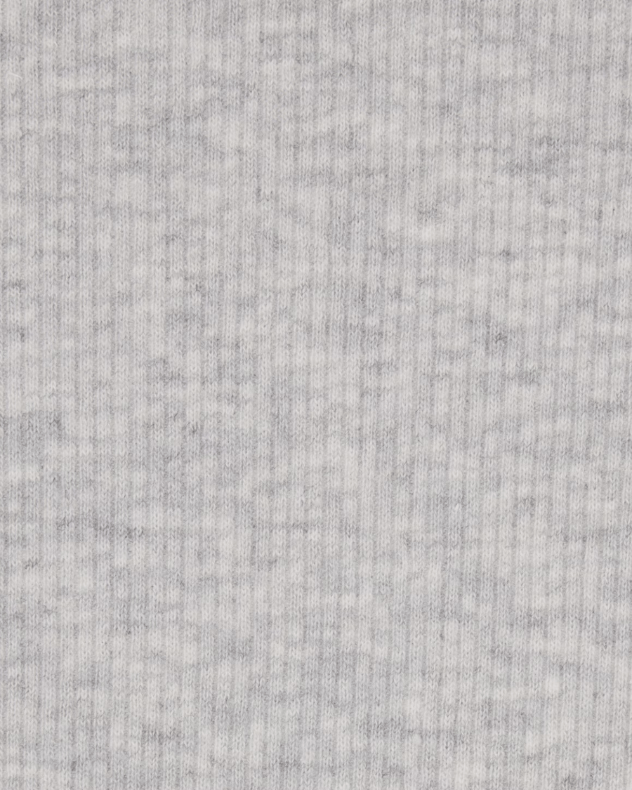 Vista frontal Top Skims Cotton Rib Light Heather Grey Cinza