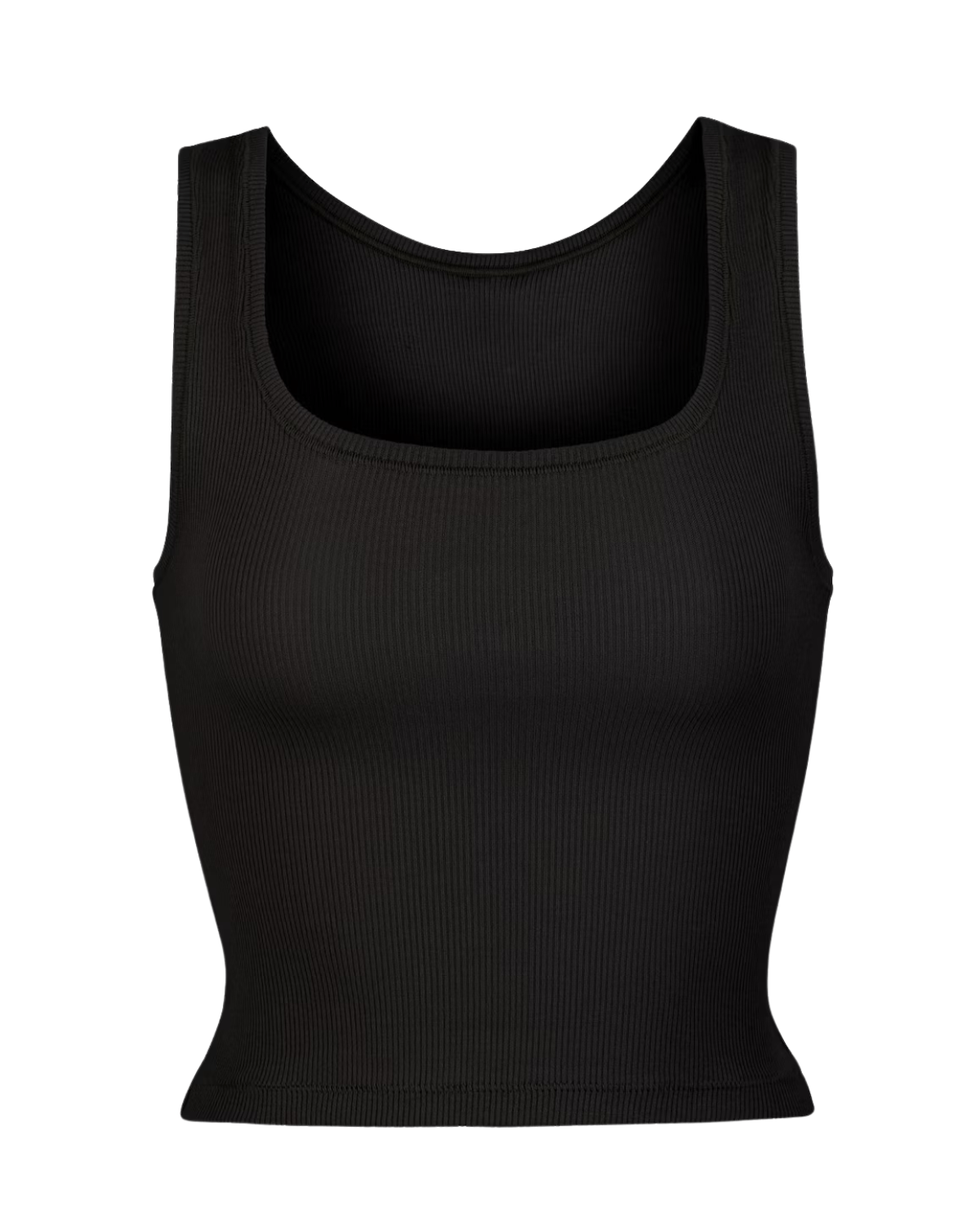 Top Skims Cotton Rib Soot Preto - Skims - 