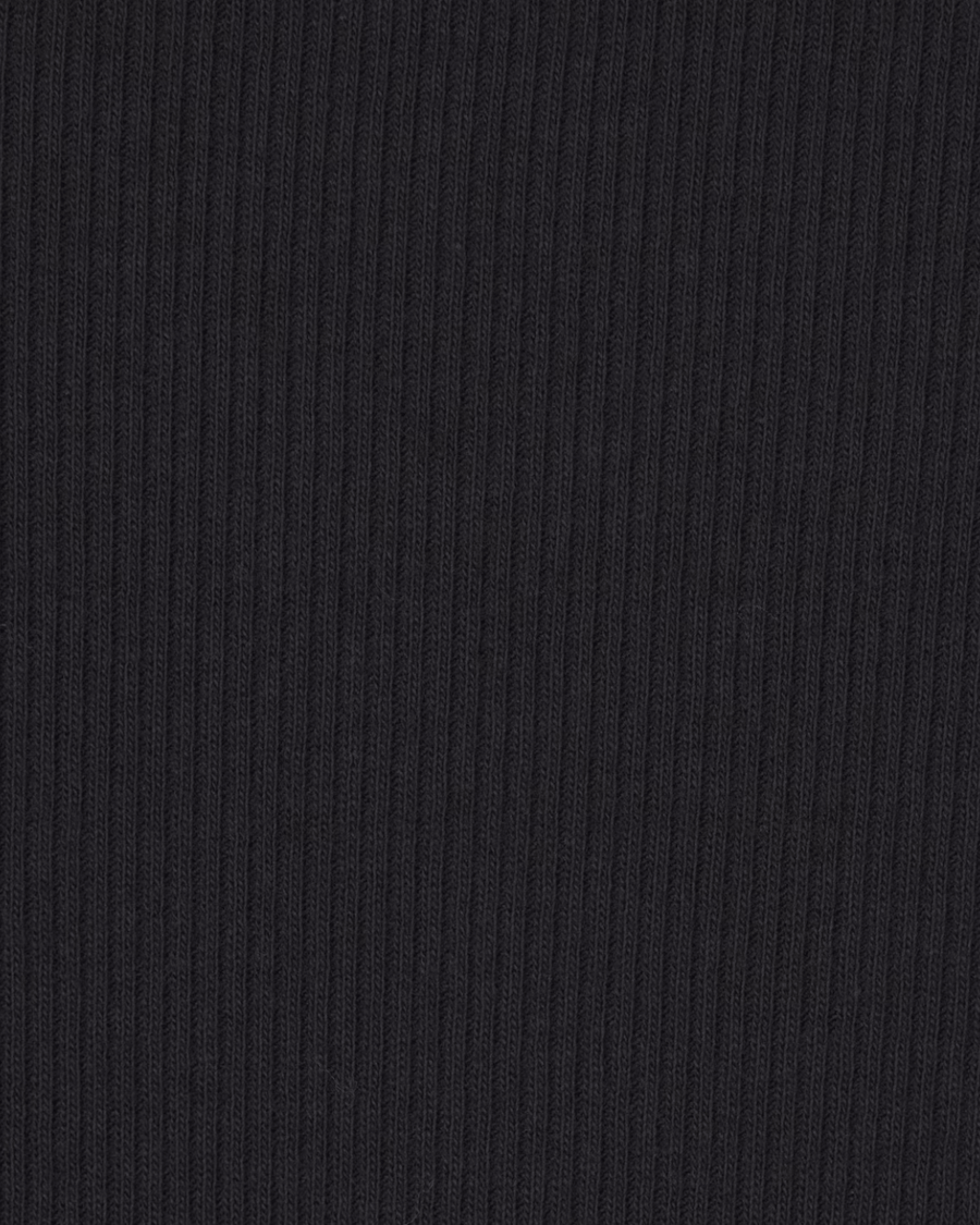Vista frontal Top Skims Cotton Rib Soot Preto