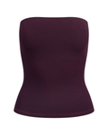 Tube Top Skims Cotton Jersey Currant Bordô - Skims - 43774078391930