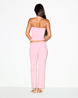 Vista traseira Tube Top Skims Cotton Jersey Halite Rosa