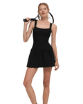 Vestido Alo Yoga Alosoft Break Point Tennis Black Preto - Alo Yoga - w8338r - 1