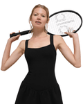 Vestido Alo Yoga Alosoft Break Point Tennis Black Preto - Alo Yoga - w8338r - 1