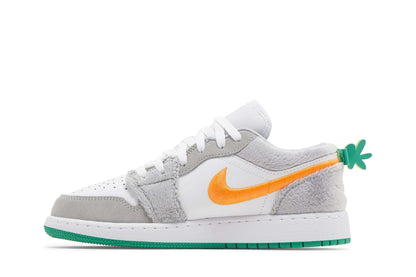 Tenis Air Jordan 1 Low GS Rabbit Cinza - LK Sneakers - DZ6333083