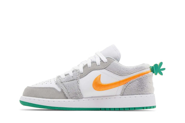 Tenis Nike Air Jordan 1 Low GS Rabbit Cinza