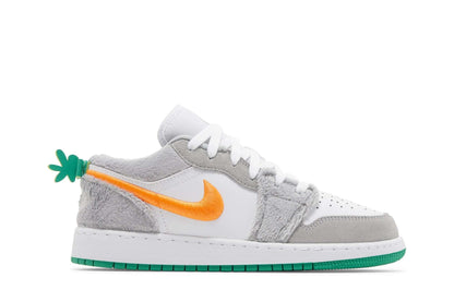 Tenis Air Jordan 1 Low GS Rabbit Cinza - LK Sneakers - DZ6333083