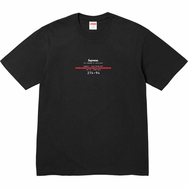Camiseta Supreme Standard SS24 Preto - LK Sneakers - standardss24blk - 1