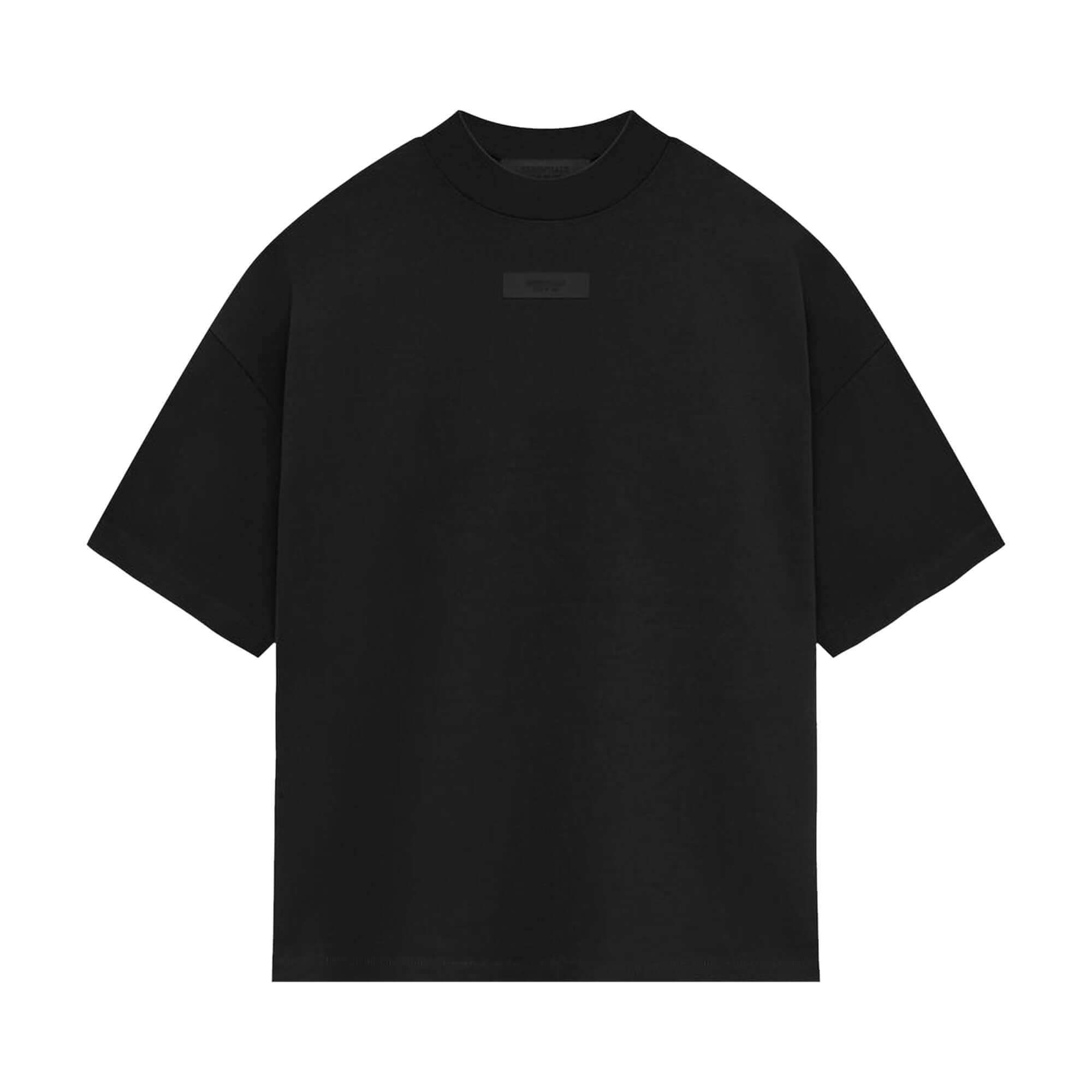 Camiseta Essentials Fear of God Crewneck Jet Black Preto - LK Sneakers - 
