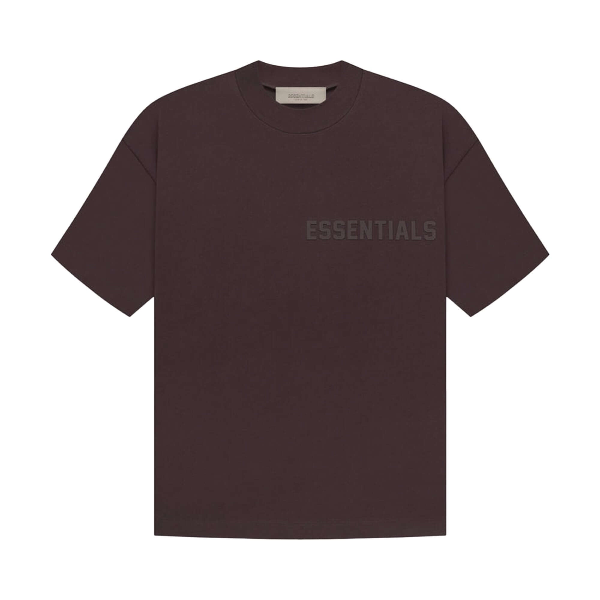 Camiseta Essentials Fear of God &quot;Plum&quot; Vinho - LK Sneakers