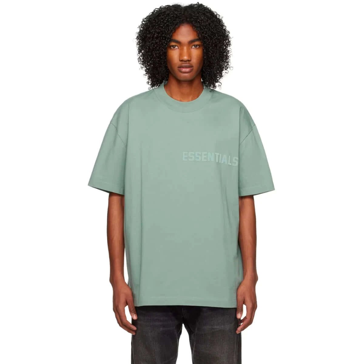 Camiseta Essentials Fear of God &quot;Sycamore&quot; Verde - LK Sneakers