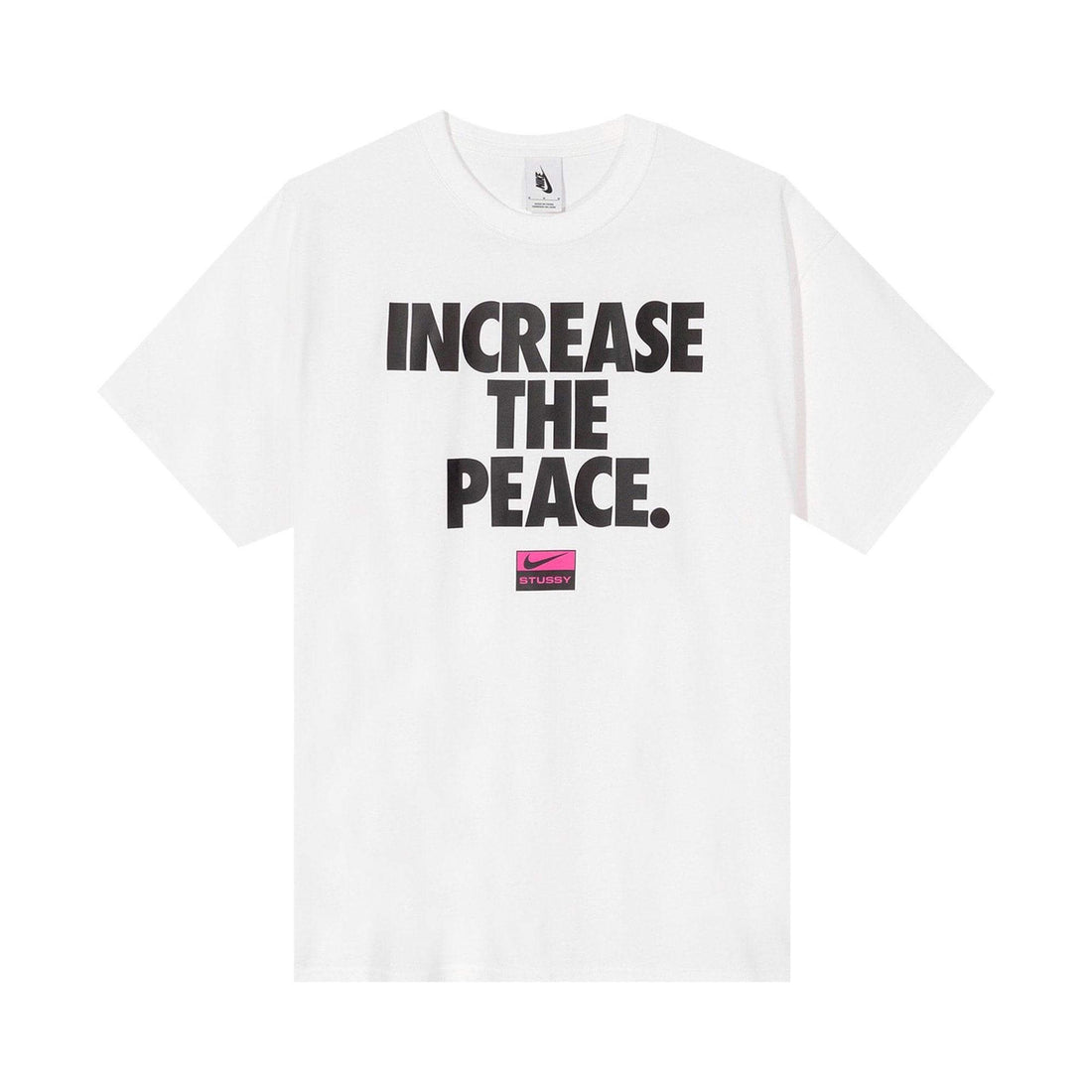 Camiseta Nike x Stussy &quot;Increase The Peace&quot; Branco - LK Sneakers