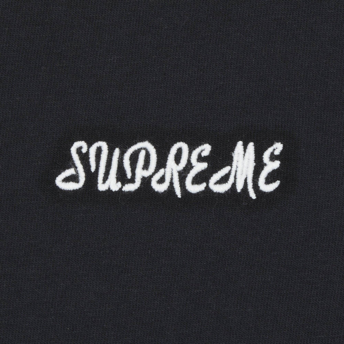 Camiseta Supreme &quot;Washed Script Black&quot; Preto - LK Sneakers