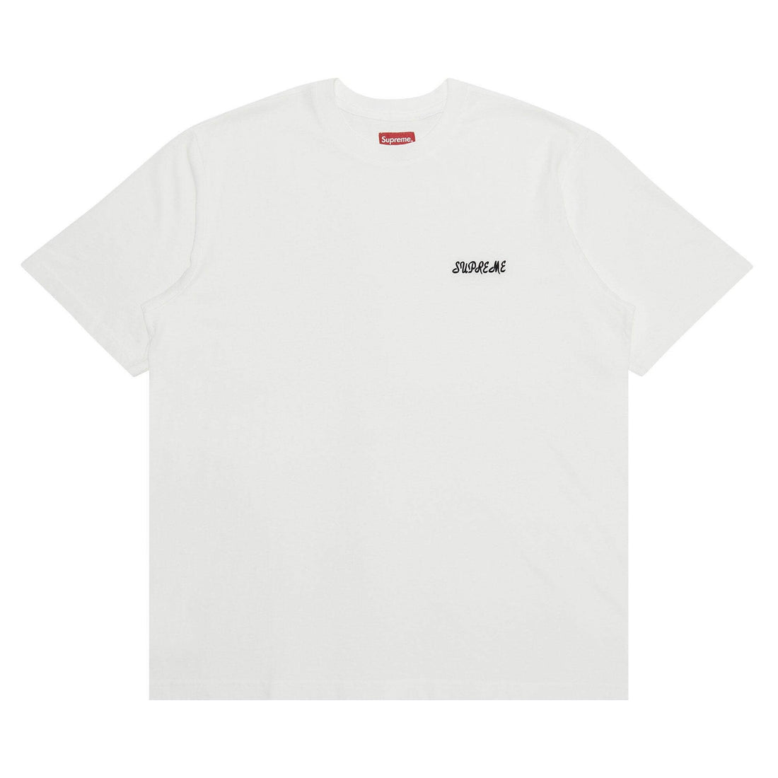 Camiseta Supreme Washed Script White&quot; Branco - LK Sneakers