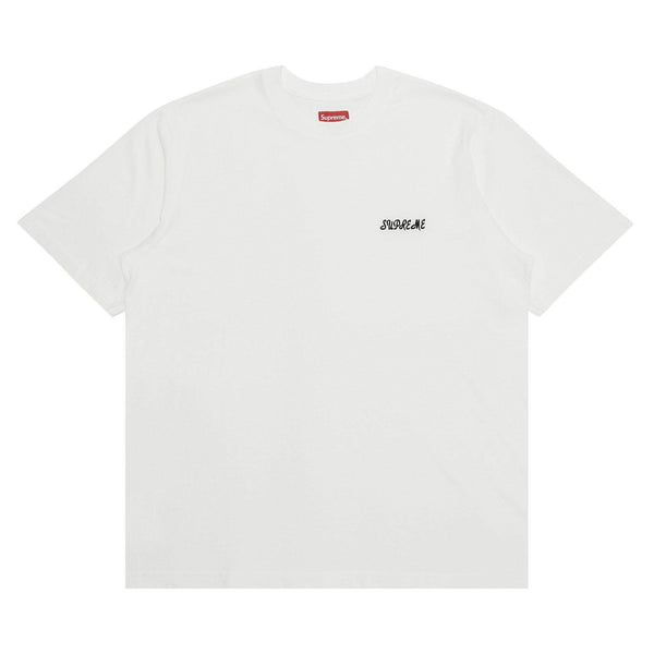 Camiseta Supreme Washed Script White