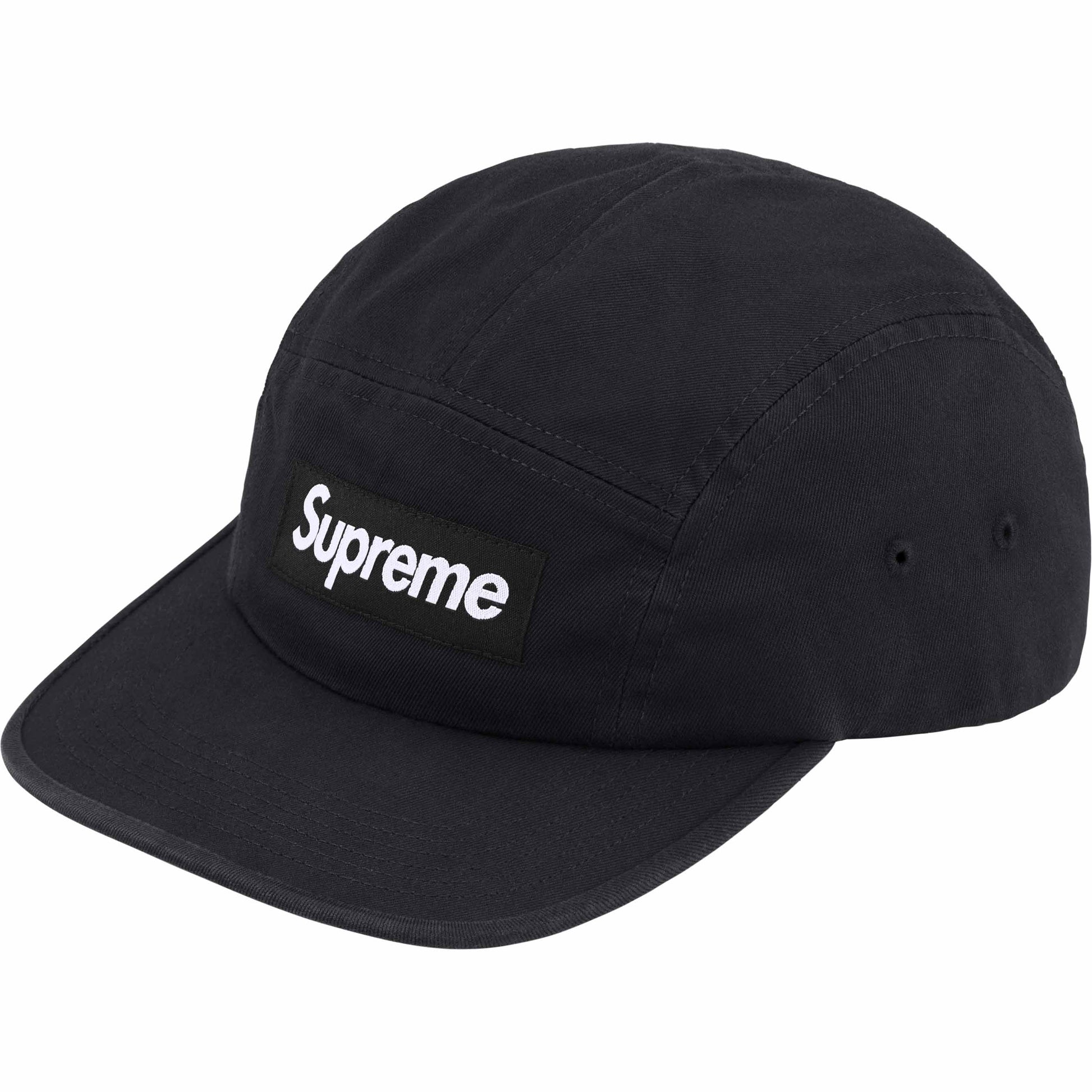 Boné 5 Panel Supreme "Washed Chino" Preto - LK Sneakers - washedss24blk