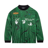 Jersey Off White x Nike "Allover Print Kelly Green" Verde - LK Sneakers