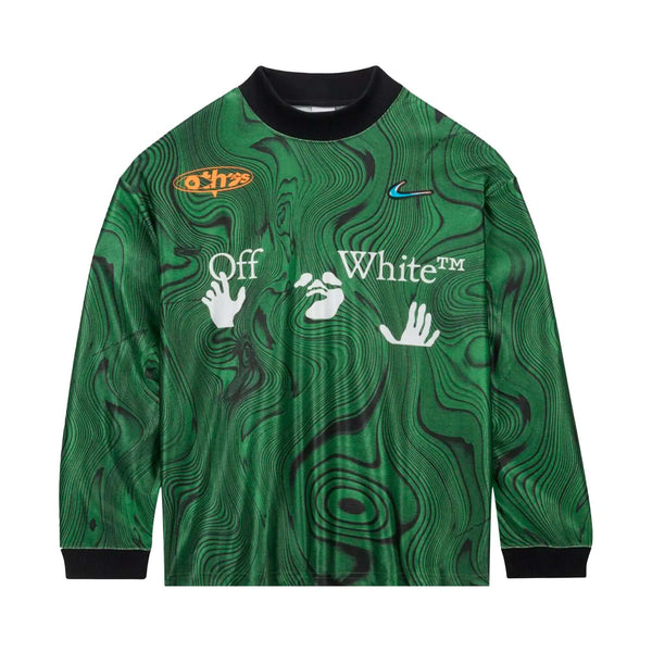 NIKE off-white ゲームシャツ Jersey Off White x Nike 'Allover Print Kelly Green' Verde | LK