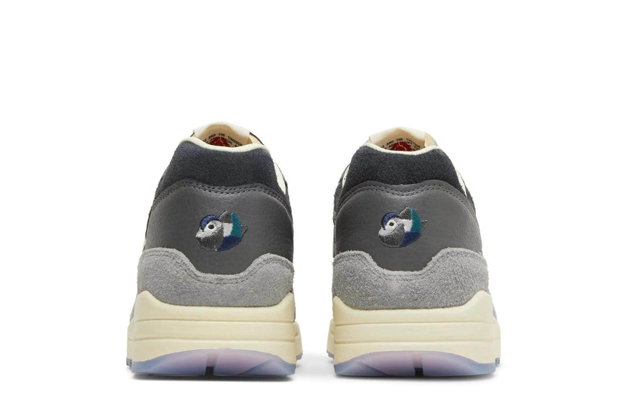 Vista superior Kasina x Nike Air Max 1 Won-Ang Grey