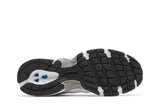 Vista traseira do New Balance New Balance 530 White Natural Indigo mostrando calcanheira e detalhes do solado