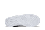 Vista traseira do Nike Nike Dunk Low White Paisley mostrando calcanheira e detalhes do solado