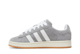 Vista lateral do Adidas Adidas Campus 00s Grey Three mostrando design do cabedal e logo da marca